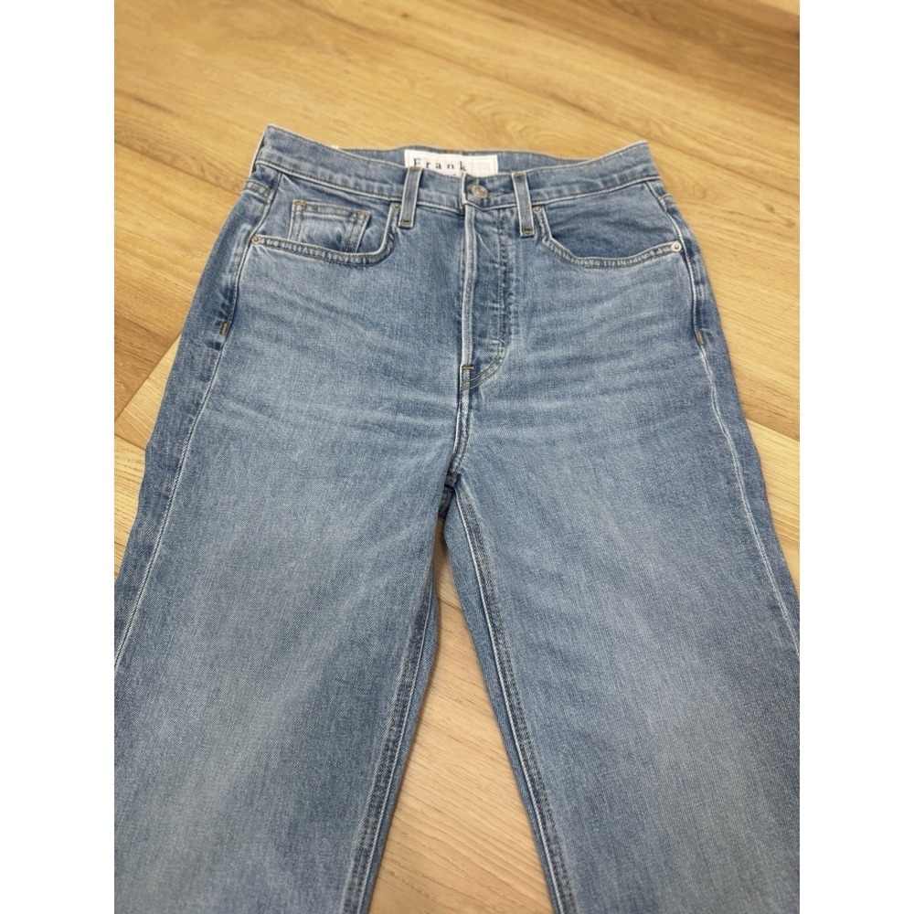 Frank & Eileen Monaghan High Rise Button Fly Raw Hem Jeans Size 26 - Picture 3 of 12